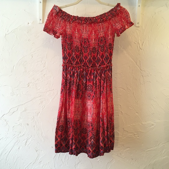 Boho Mini Dress NWT - Picture 1 of 3